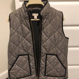 J. Crew Factory Jackets & Coats - Printed herringbone Jcrew Factory Vest J. Crew Factory Jackets & Coats - Printed herringbone Jcrew Factory Vest